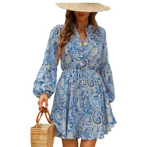 Women's Spring Summer Floral Dress